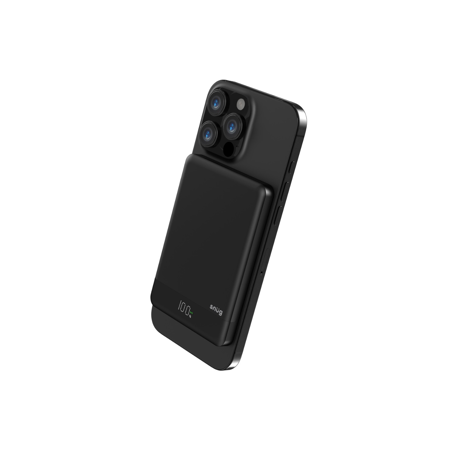 Snüg 5 000mAh Magnetic Wireless Powerbank - (Black) - Image 2