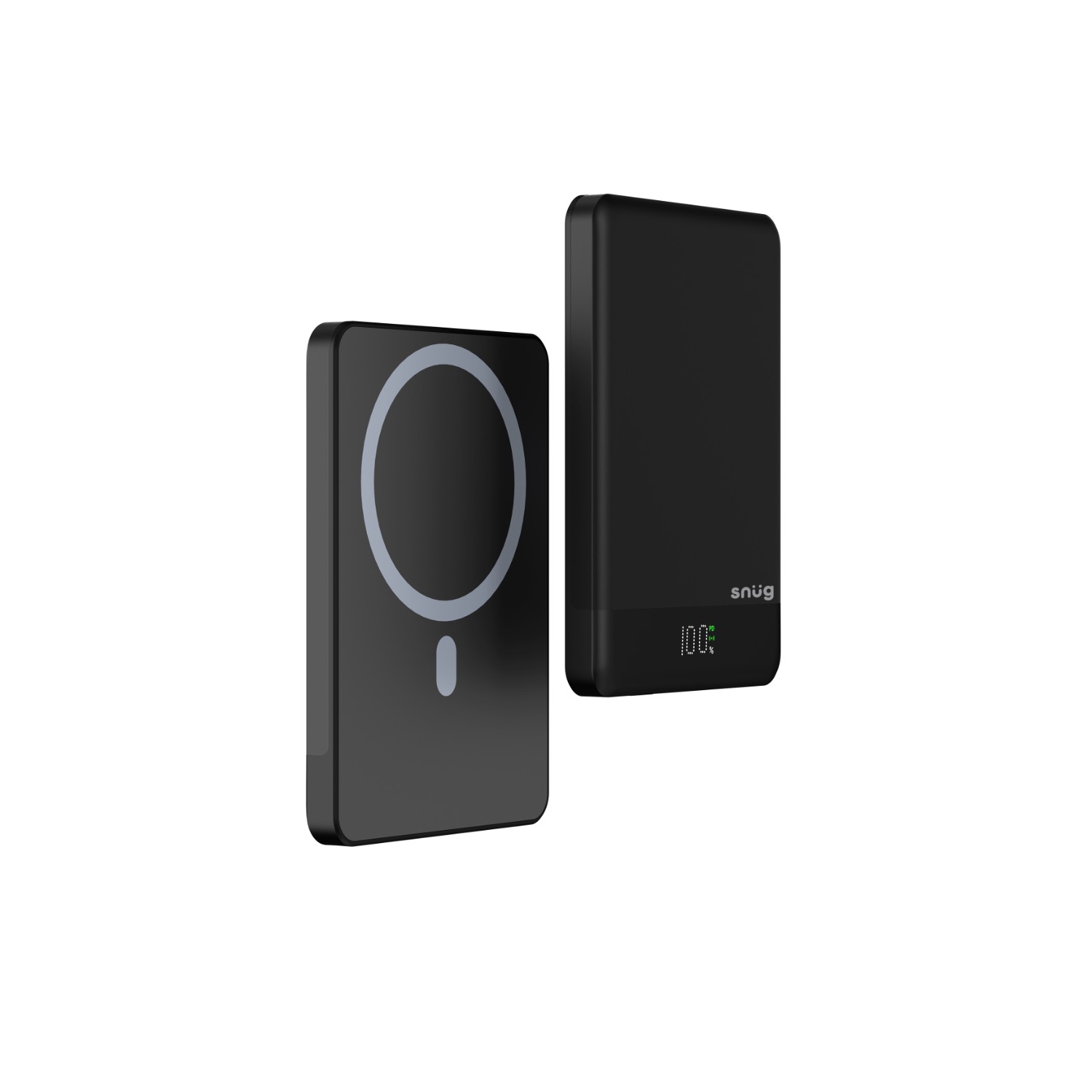Snüg 5 000mAh Magnetic Wireless Powerbank - (Black) - Image 3