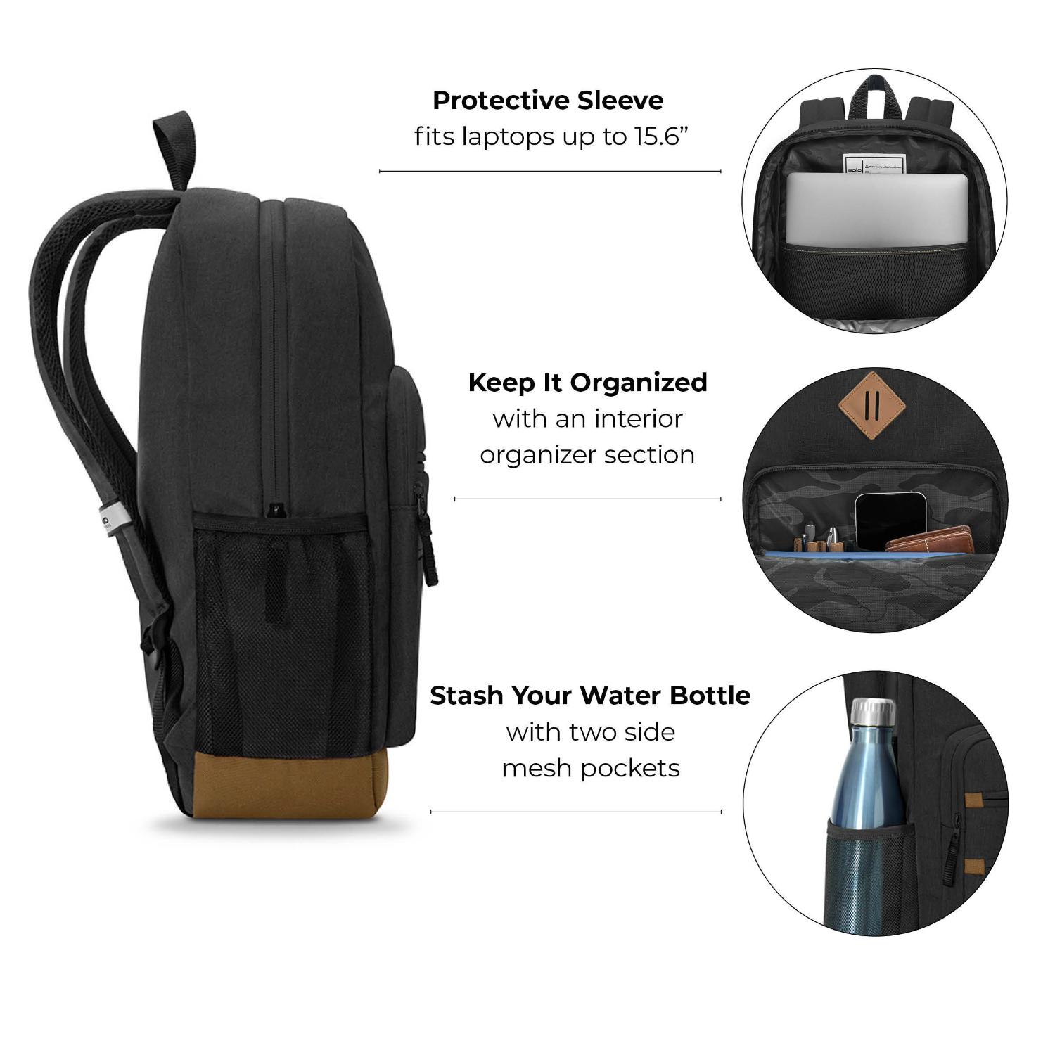 Solo RE:Fresh Laptop Backpack - Up To 16-inch Laptops (Grey) - Image 7