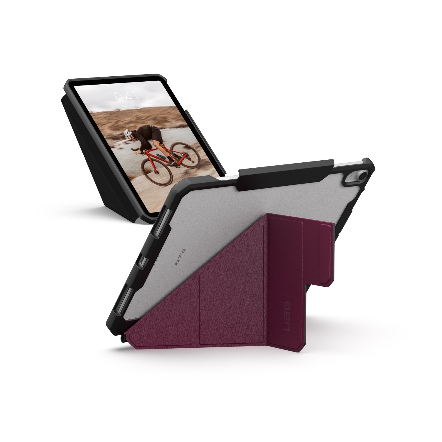 UAG Essential Armor Tablet Case - Apple iPad Air 11 (2024, 2025 and 2026)/ iPad Air (2020 and 2022)/ iPad Pro 11 (2018) (Bordeaux)