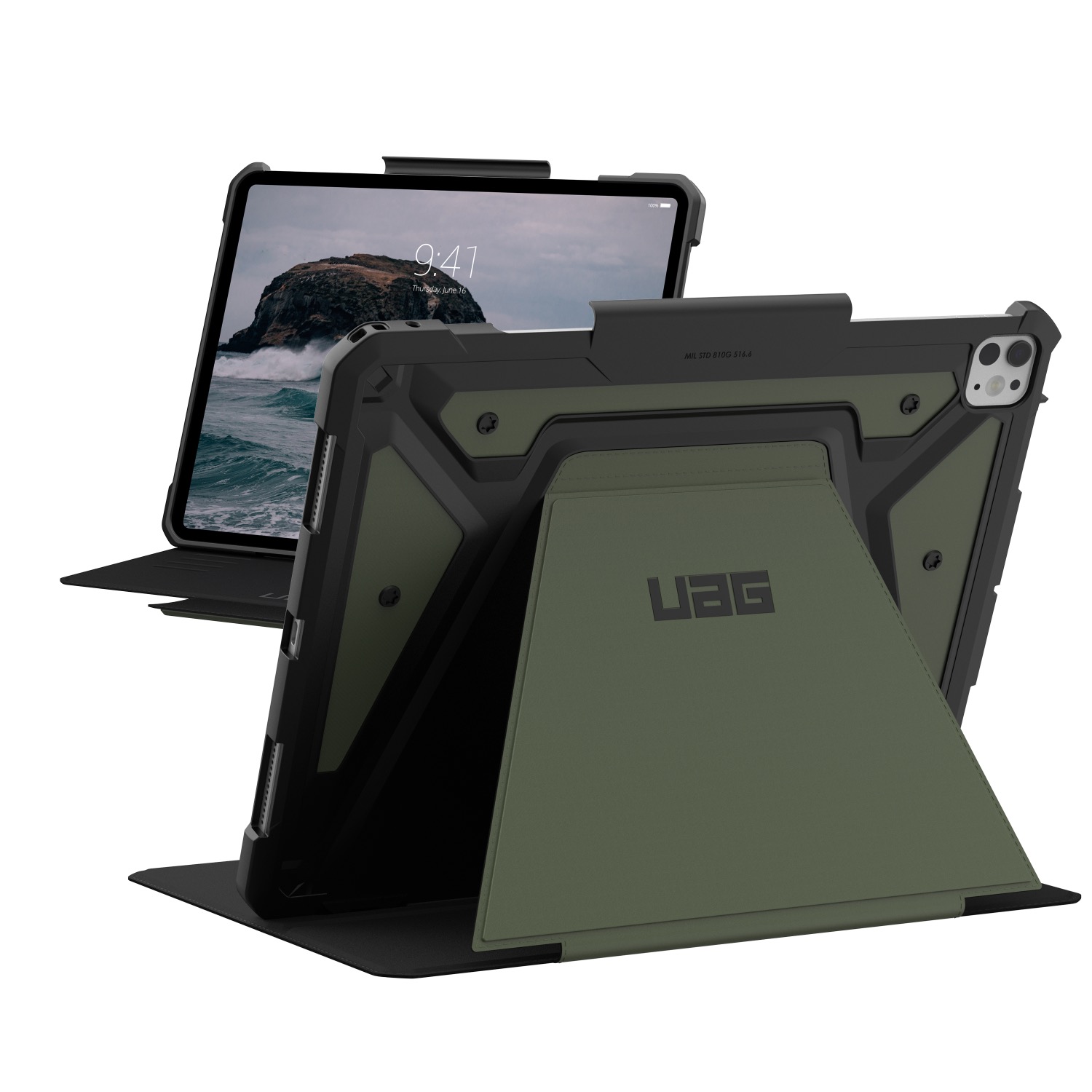 UAG Metropolis SE Tablet Case - Apple iPad Pro 13 (2024 and 2025) (Olive)