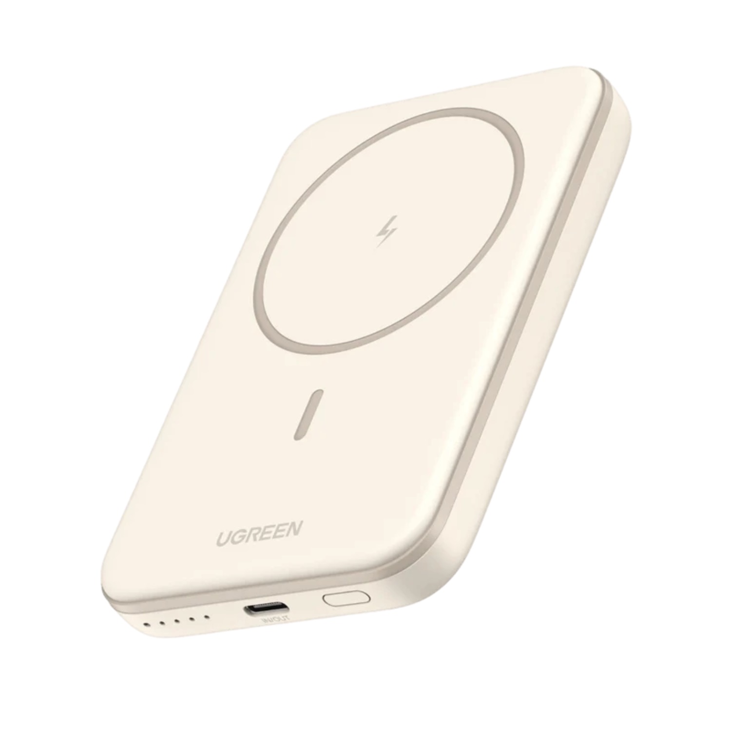 UGREEN 5 000mAh Single Type C Port Magnetic Wireless Powerbank (White)