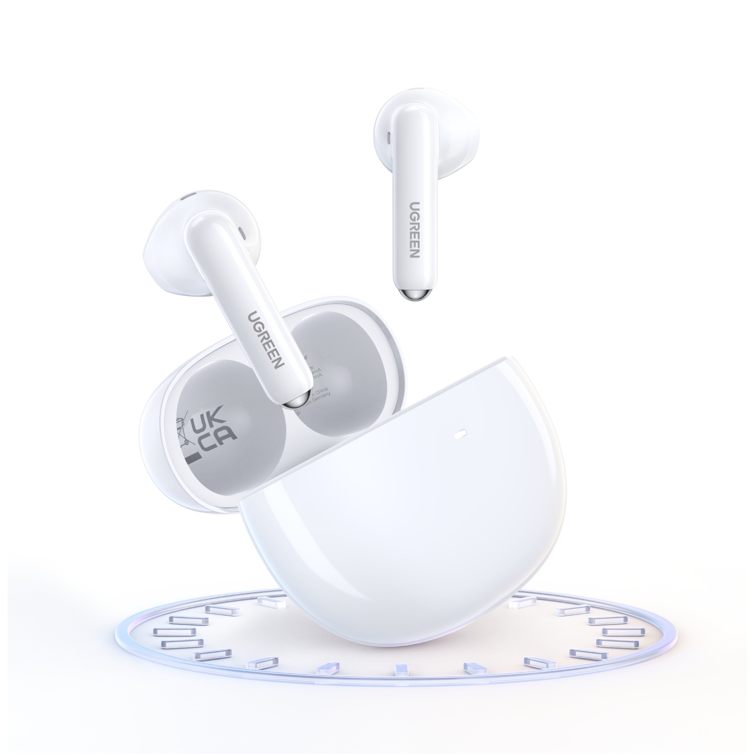 UGREEN HiTune T3 Pro True Wireless (TWS) Earbuds (White) - Image 3