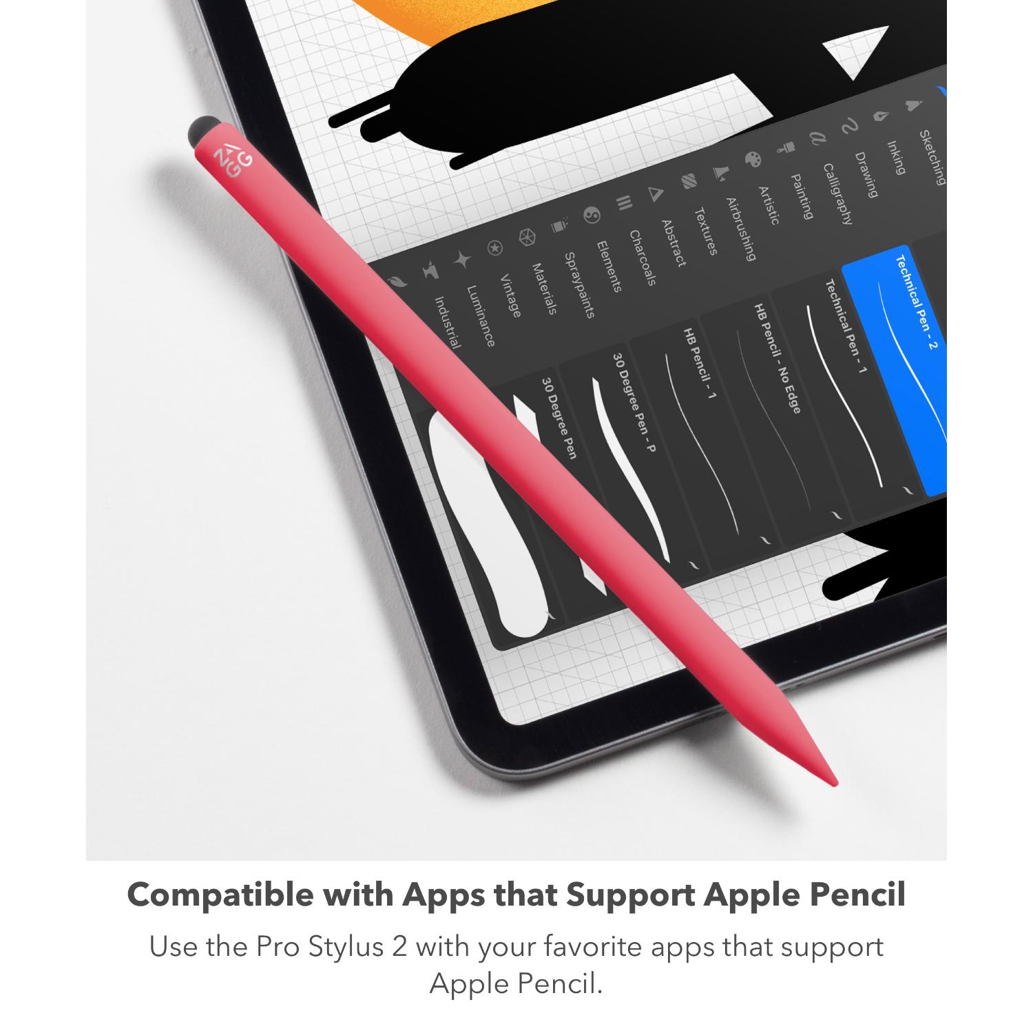 ZAGG iPad Pro Stylus 2 - Apple iPad Pro 11/ iPad Pro 12.9 (Pink) - Image 4